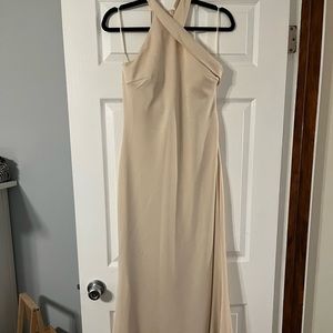 Cream Lord & Taylor wedding/bridesmaid dress